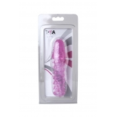 Розовая насадка с нежными шипами - 13,5 см. - Toyfa Basic - в Магнитогорске купить с доставкой