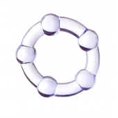 Фиолетовое эрекционное кольцо A-Toys - A-toys - в Магнитогорске купить с доставкой