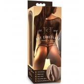 Коричневый мастубратор-вагина Nicole s Kitty - Blush Novelties - в Магнитогорске купить с доставкой