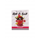 Стимулирующий презерватив-насадка Roll   Ball Raspberry - Sitabella - купить с доставкой в Магнитогорске
