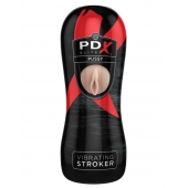 Мастурбатор-вагина Vibrating Pussy Stroker с вибрацией - Pipedream - в Магнитогорске купить с доставкой