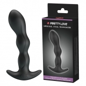 Черный анальный стимулятор простаты с вибрацией Special Anal Massager - 14,5 см. - Baile - в Магнитогорске купить с доставкой