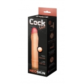 Телесная насадка-удлинитель из неоскин - 19,5 см. - LOVETOY (А-Полимер) - в Магнитогорске купить с доставкой