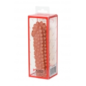 Телесная насадка на фаллос с бугорками KOKOS Extreme Sleeve 10 - 15,8 см. - KOKOS - в Магнитогорске купить с доставкой