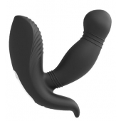 Черный вибромассажер простаты PROSTATE HERO - Dream Toys - в Магнитогорске купить с доставкой