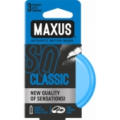 Классические презервативы в железном кейсе MAXUS Classic - 3 шт. - Maxus - купить с доставкой в Магнитогорске