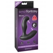 Черный массажер простаты Electro Stim Prostate Vibe с электростимуляцией - 13,3 см. - Pipedream - купить с доставкой в Магнитогорске