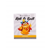Стимулирующий презерватив-насадка Roll   Ball Banana - Sitabella - купить с доставкой в Магнитогорске