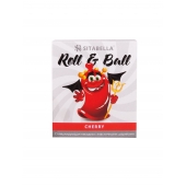 Стимулирующий презерватив-насадка Roll   Ball Cherry - Sitabella - купить с доставкой в Магнитогорске