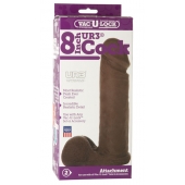 Насадка-реалистик Vac-U-Lock 8  ULTRASKYN Cock - 20,6 см. - Doc Johnson - купить с доставкой в Магнитогорске