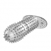 Закрытая прозрачная насадка Crystal sleeve - 12 см. - Erowoman-Eroman - в Магнитогорске купить с доставкой