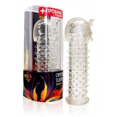 Закрытая прозрачная насадка на пенис Crystal Sleeve Faraon - 13,5 см. - Erowoman-Eroman - в Магнитогорске купить с доставкой