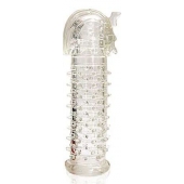 Закрытая прозрачная насадка на пенис Crystal Sleeve Faraon - 13,5 см. - Erowoman-Eroman - в Магнитогорске купить с доставкой
