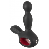 Черный вибромассажер простаты с нагревом и ротацией Prostate Plug - 14,5 см. - Orion - в Магнитогорске купить с доставкой