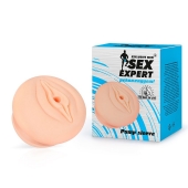 Телесная насадка-вагина на помпу - Sex Expert - в Магнитогорске купить с доставкой
