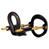 Черный экстендер-растяжитель пениса - Sex Expert - в Магнитогорске купить с доставкой