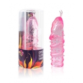 Закрытая рельефная насадка Crystal sleeve snakes в виде змеи с усиками - 14 см. - Erowoman-Eroman - в Магнитогорске купить с доставкой