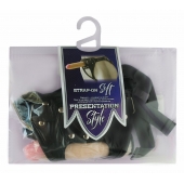 Черный пояс-трусики с двумя насадками Soft-Dolli - 16,5 и 10,5 см. - LOVETOY (А-Полимер) - купить с доставкой в Магнитогорске