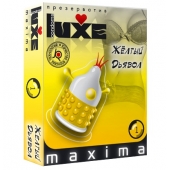 Презерватив LUXE Maxima  Желтый дьявол  - 1 шт. - Luxe - купить с доставкой в Магнитогорске