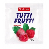 Пробник гель-смазки Tutti-frutti с малиновым вкусом - 4 гр. - Биоритм - купить с доставкой в Магнитогорске