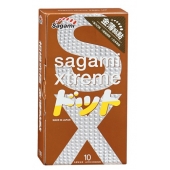 Презервативы Sagami Xtreme FEEL UP с точечной текстурой и линиями прилегания - 10 шт. - Sagami - купить с доставкой в Магнитогорске