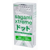 Презервативы Sagami Xtreme Type-E с точками - 10 шт. - Sagami - купить с доставкой в Магнитогорске