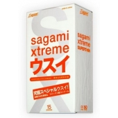 Ультратонкие презервативы Sagami Xtreme SUPERTHIN - 15 шт. - Sagami - купить с доставкой в Магнитогорске