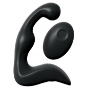 Черный вибромассажер простаты с пультом ДУ Control P-Spot Pro - Pipedream - в Магнитогорске купить с доставкой
