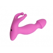 Розовый стимулятор простаты с усиками - 15 см. - 4sexdreaM - в Магнитогорске купить с доставкой