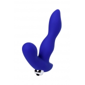 Синий силиконовый вибростимулятор простаты Stroman - 14,5 см. - ToyFa - в Магнитогорске купить с доставкой