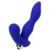 Синий силиконовый вибростимулятор простаты Stroman - 14,5 см. - ToyFa - в Магнитогорске купить с доставкой