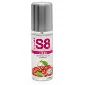 Смазка на водной основе S8 Flavored Lube со вкусом вишни - 125 мл. - Stimul8 - купить с доставкой в Магнитогорске