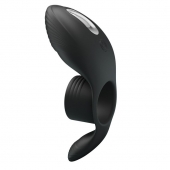 Черное кольцо на пенис с вибрацией Vibration Penis Sleeve - Baile - в Магнитогорске купить с доставкой