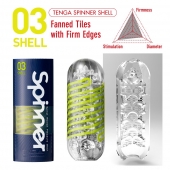 Мастурбатор SPINNER Shell - Tenga - в Магнитогорске купить с доставкой