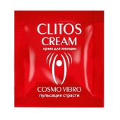 Пробник возбуждающего крема для женщин Clitos Cream - 1,5 гр. - Биоритм - купить с доставкой в Магнитогорске