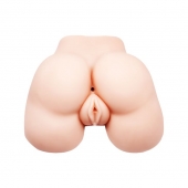 Пышная попка с двумя входами и вибрацией - Baile - в Магнитогорске купить с доставкой