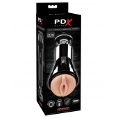 Телесный вибромастурбатор-вагина Cock Compressor Vibrating Stroker - Pipedream - в Магнитогорске купить с доставкой