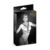 Черная упряжь на грудь Laura - Bijoux Pour Toi - купить с доставкой в Магнитогорске