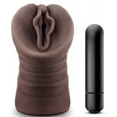 Коричневый мастурбатор-вагина Alexis - Blush Novelties - в Магнитогорске купить с доставкой