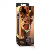 Коричневый мастурбатор-ротик Heather - Blush Novelties - в Магнитогорске купить с доставкой