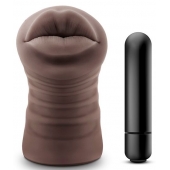 Коричневый мастурбатор-ротик Renee - Blush Novelties - в Магнитогорске купить с доставкой