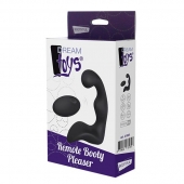 Черный вибромассажер простаты REMOTE BOOTY PLEASER - Dream Toys - в Магнитогорске купить с доставкой