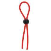 Красное эрекционное лассо с одной бусиной-утяжкой STRETCHY THIN LASSO - Dream Toys - в Магнитогорске купить с доставкой