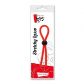 Красное эрекционное лассо с одной бусинкой-утяжкой STRETCHY THICK LASSO - Dream Toys - в Магнитогорске купить с доставкой