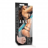 Телесный мастурбатор-ротик Angie - Blush Novelties - в Магнитогорске купить с доставкой