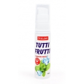 Гель-смазка Tutti-frutti со вкусом сладкой мяты - 30 гр. - Биоритм - купить с доставкой в Магнитогорске