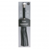 Черная плеть Easytoys Flogger With Metal Grip - 38 см. - Easy toys - купить с доставкой в Магнитогорске