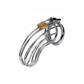 Серебристый пояс верности TOYFA на замочке - ToyFa - купить с доставкой в Магнитогорске