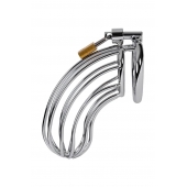 Серебристый пояс верности TOYFA на замочке - ToyFa - купить с доставкой в Магнитогорске