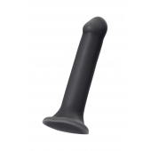 Черный фаллос на присоске Silicone Bendable Dildo XL - 20 см. - Strap-on-me - купить с доставкой в Магнитогорске